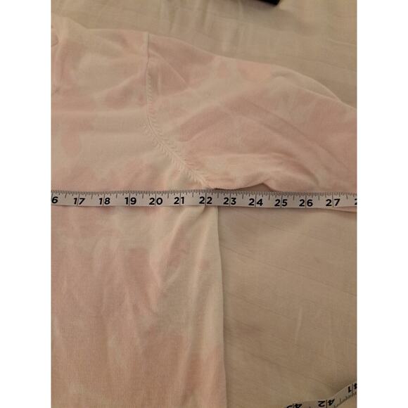 White Stag Cardigan Sz XL White Pink Geometric Button Front Long Sleeve Stretch - Picture 6 of 8